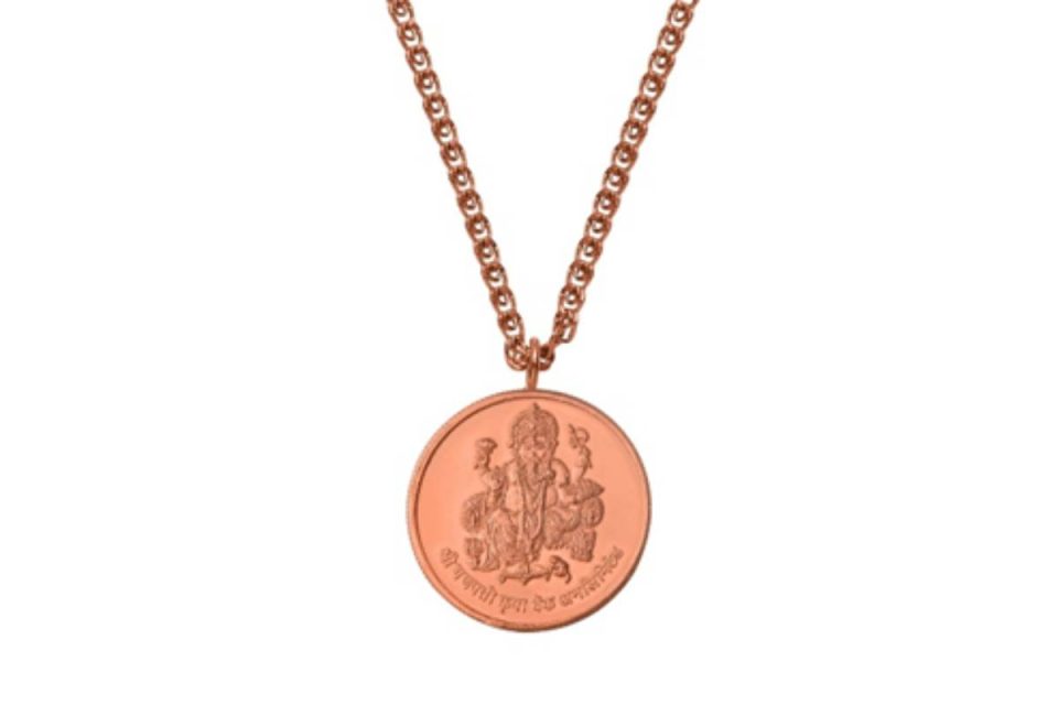 Divine Elegance_ The Ganesh Copper Pendant by Pray Everyday