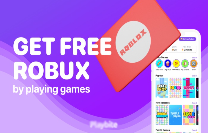 Get Free Robux by Playing Games