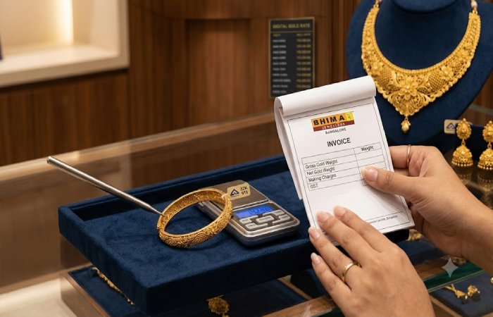 understanding 916 gold rate today bangalore bhima jewellers