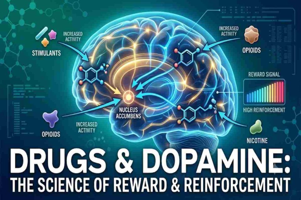 drugs that affect the brain by increasing ________ activity are the most commonly misused ones